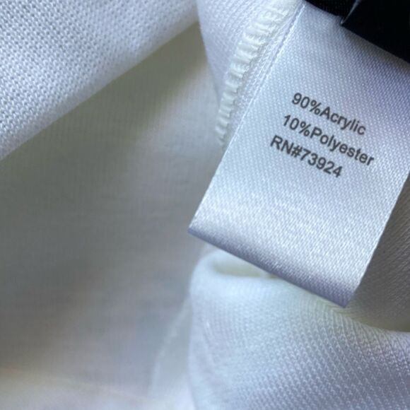 NWT Ming Wang Knit Ankle Pant White size XL - Picture 10 of 13